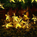 Miniatyrbilde 2 av 5: Solcelled Stjernelys, Utendørs Solcelledrevne Stjernelys, Vanntette Julelys for Hage, Plen, Patio, Landskap