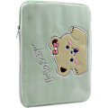 Miniatyrbillede 2 af 5: 9-11 tommer plysj søde bjørn laptop sleeve taske iPad beskyttende etui tablet cover notebook opbevaringspose til kvinder piger