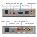 Pikkukuva 2 / 4: 192 kHz:n DAC-audiomuunnin, Toslink optinen koaksiaalinen -yhteensopiva Arc koaksiaaliseen Toslink L/r 3,5 mm Ada