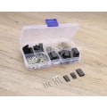 Miniatyrbillede 3 af 5: 3-polet Jr Servo-stik, 270 stk. Servo-stik Servo-kabel Stik-sæt Han Hun + 5m Servo-kabel Til Futaba-stil Servo C