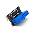Pikkukuva 5 / 5: Usb Er Adapter Riser Usb3.0 19pin To Type-e Converter Chassis Panel Type C Plug-in Port F