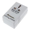 Miniatyrbillede 4 af 5: 100W 110V/120V til 220V/240V Step-up & Down Spændingskonverter Transformer Rejse Hvid