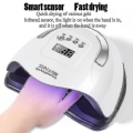 Miniatyrbillede 5 af 5: 180w X7 Max Dobbelt UV LED Lampe Negle Tørreapparat