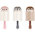 Miniatyrbilde 1 av 5: Sett med 3 Ekornskroker, Sticky Kroker for Barn, Håndklekroker, Sticky Kroker, Dyre Veggkroker