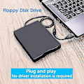 Miniatyrbild 4 av 5: 3,5 tums USB-mobil diskettstation Bärbar 1,44 MB Extern Diskett F