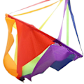 Miniatyrbild 3 av 5: Vindsocka, Flerfärgad Vind Dekoration, Regnbåge Vind Mätning Riktning Väska Twister Flagga