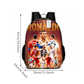 Pikkukuva 4 / 5: Jalkapalloilija Ronaldo Reppu Lapset Koulu Laukku Olkalaukku Opiskelija Teini Lahja D 29*16*42cm A