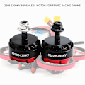 Miniatyrbild 2 av 4: 2205 2300kv Borstlösa Motorer 4st Omvänd Rotationsmotor och Framåt Rotationsmotor för Fpv Rc Racing Drone Multicopter-2st-