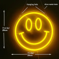 Miniatyrbild 5 av 5: Smiley Face Neon Skylt Dimbar Smiley Face Led Skylt Smile Neon Skylt För Väggdekor Smiley Face Dekor För Sovrum Barnrum Smiley