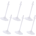 Miniatyrbild 1 av 5: Mini Dockdocka Displayställ Barbie Dockdocka Ställ Transparent Dockdocka Ställhållare Dockdocka Ställhållare för Barbie Dockor, Mannequin Dockkläder Actio