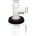 Miniatyrbild 5 av 5: Ibc-regnfilterlock, tvättbart nylon Ibc-filter, Ibc-lockfilterlock 163mm/245mm Ibc-regnvattentankfil