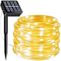 Miniatyrbilde 1 av 5: Wabjtam Varmt Hvit Solcelle-Taulys LED Tau Rør 7 meter 50 LED Solcelle-Feelyss