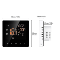 Miniatyrbilde 2 av 5: Smart Termostat Digital Temperaturregulator Tuya App Kontroll LCD Display Berøringsskjerm Ukentlig Programmerbar Elektrisk Gulvvarme Termostat For (størrelse