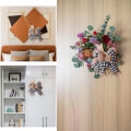 Miniatyrbild 4 av 5: Jutesäckväv Rutig Rosett Svart Vit Rutig Krans Rosett Present Rosett Trädkronan för Bröllop Jul Entrédörr Väggprydnader Utomhusdekorationer 2Pack