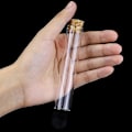 Miniatyrbilde 5 av 5: 30 stk 25 ml glass test tubes, 20100 mm klare flate test tubes med korkpropper for vitenskapelige eksperimenter, badesalt og godterilagring