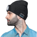 Miniatyrbillede 1 af 5: Bluetooth Beanie med LED-belyst Hat, Indbyggede Stereo Højttalere og Mic