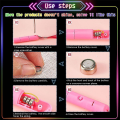 Miniatyrbillede 4 af 5: 24 stk. Glow Fiber Wands Sticks Led Light Wand Fiber Optic Wands Blinkende Sticks Til Fest Bryllup H