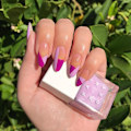 Miniatyrbillede 2 af 5: Rose Red Wear Nails Falske Negle Manicure Patch Negle Patch 24stk