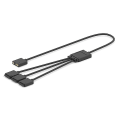 Miniatyrbilde 1 av 3: 5v Argb 3-pins Led Synkkabel For Argb-serie Hub-ledning 31cm/12.2in