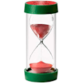 Miniatyrbillede 1 af 4: Timeglas Frugt Design Klart Glas Ornament Timeglas Sand Timer Stueindretning Hjemmeindretning (Farve: Vandmelon, Tid: 60 minutter)