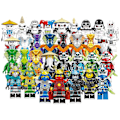 Miniatyrbillede 1 af 5: Sæt med 32 stk. Ninja Minifigurer Kai Jay Sensei Wu Master Byggeklodser Legetøj