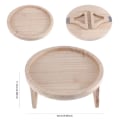 Miniatyrbillede 1 af 5: Sofa Arm Clip Table, naturlig træ Sofa Armrest Clip-on Bakke Bord Sofa Couch Arm Rest Organizer, R