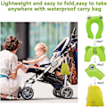 Miniatyrbillede 2 af 3: Baby Børne Foldbar Toiletstol Bærbar Genanvendelig Anti-slip Vandafvisende Toilet Reducer Til Rejser Frø Formet (grøn)