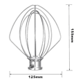Miniatyrbillede 2 af 4: Rustfrit Stålpisker 5k452ww Til KitchenAid Køkkenmaskine