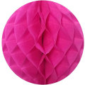 Miniatyrbilde 2 av 5: Hengende festdekorasjon, 6 tommers vev honeycomb ball for bryllup, bursdagsfester, babyshower og barnehagedekor (5-pakning), hot pink