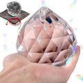 Miniatyrbilde 1 av 5: Krystallprismer, hengende krystaller regnbue solfanger, 3,15 tommer, klare krystallprismer solfanger