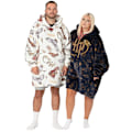 Miniatyrbillede 1 af 5: Harry Potter Unisex Tæppe Hættetrøje Blå Broderet Logo