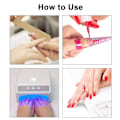 Miniatyrbillede 5 af 5: 500 stk. franske negleforme tips akryl builder neglekunst guideform manicure stencil | negleform