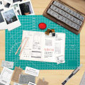 Miniatyrbild 4 av 5: 30 st alfabet bokstäver stämplar trä gummi stämplar kit versaler bokstav symbol alfabet stämplar hantverk bläck stämpel stämpel tätningsset wit
