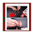 Miniatyrbillede 5 af 5: Julekalender, Piger Jule 24 Dages Nedtællingskalender Diy Charm Armbånd Blind Box, 22 Charm Perler,b