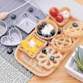 Miniatyrbild 2 av 5: Aluminium Rosettjärn Timbalformar Våffelformar Funnel Cake Ring Maker Kakform Bunuelosform Köksredskap -zmd(