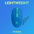 Miniatyrbild 5 av 5: Logitech G305 LIGHTSPEED Trådlös Spelmus, Hero 12K Sensor, 12 000 DPI, Lätt, 6 Programmerbara Knappar, 250 Timmars Batteritid