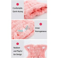 Miniatyrbilde 5 av 5: Mikrofiber Hår Hurtig Tørke Håndkle Wrap for Kvinner Voksne eller Barn Jenter, Søte Ører Bad Tool Hår Turban, Myk Absorberende Hår Tørk Hatt Lett Bounc