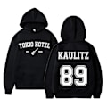 Miniatyrbillede 2 af 5: Tokio Hotel Hoodies Rock Band Trøjer Bill Kaulitz Print Sweatshirt Kaulitz 89 Hoodie Y2k Streetwear Tokio Hotel Sweatshirts blackA 4XL