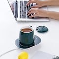 Miniatyrbilde 3 av 5: 55 Graders Konstant Temperaturkopp Kontor Hjem Kaffe Kannevarmer Smart Termostatiske Underlag Kopper og Varmeplate