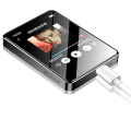 Pikkukuva 1 / 5: Kannettava Mp3-soitin Bluetooth 5.0 Musiikki Stereokaiutin Mini Mp4 Videon toisto LED-näytöllä FM-radio Tallennus