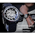 Miniatyrbillede 4 af 5: Forsining GMT963 Mode Herre Ur Silikon Rem Automatisk Casual Mekanisk Wa