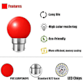 Miniatyrbild 3 av 5: 20x B22 bajonettfattning LED färgade glödlampor Mini Globe Golfball glödlampor för utomhus uteplats trädgårdsfest