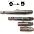 Miniatyrbild 4 av 5: 8-dels Power Hand Tools Socket Adapter-set, Mutterdrivarelektriska borrar Impact Socket Bit Hex Adapter Extension-set Socket Wrench Adapter-set 1/4\" 3/8\" 1/2\"
