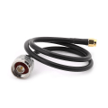 Miniatyrbilde 3 av 5: SMA Hann til N Hann RG58 Pigtail Kabel 50cm Kontakt Wifi Antennekabler