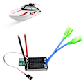 Pikkukuva 3 / 3: Tehokas 12v-24v vedenpitävä kaksisuuntainen Rc Esc harja Esc Rc-autolle ja veneelle 640a