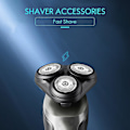 Miniatyrbilde 4 av 5: 6-pakning med Sh50-erstatningshoder for Philips Norelco Series 5000-barbermaskiner