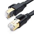 Miniatyrbilde 1 av 5: Cat8 Ethernet-kabel 0,5m (2-pakning), Høyhastighet 40gbps 2000mhz Internett-nettverkslan-kabel med gullbelagte RJ45-kontakter for ruter