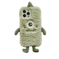 Pikkukuva 1 / 5: Pehmeä kotelo iPhone 13 Prolle tytöille teini-ikäisille lapsille Kawaii Cartoon 3D Animal Fuzzy Furry Warm Plush Winter Case Soft Silicone Shockproof Protective Cas