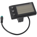 Miniatyrbild 2 av 5: Elektrisk cykeldisplay 24v/36v/48v Vattentät Lcd-display S866 Controller Panel Dashboard För Elektrisk Cykel E-cykel