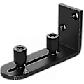 Miniatyrbillede 2 af 5: Kryc-new Justerbar Stay Roller Hardware Kit Gulvføringer Til Skydedør, Sort